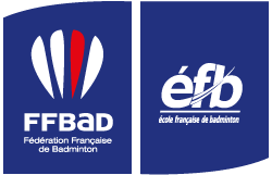 Logo FFBad EFB - Sans étoile