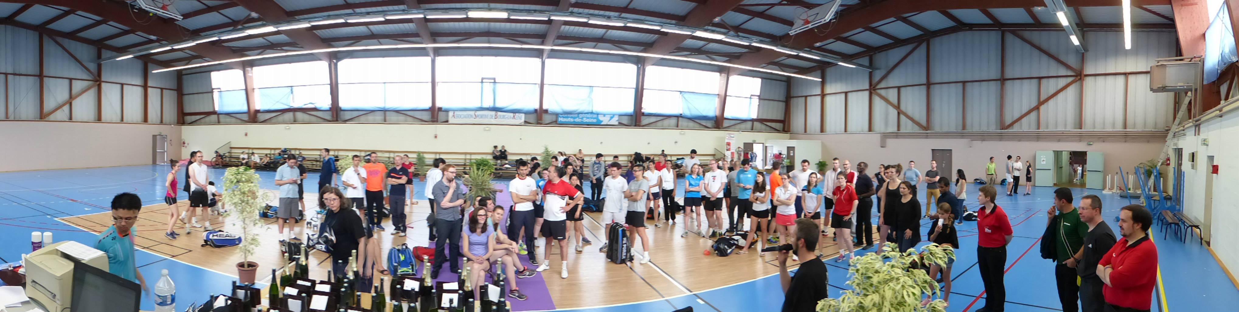 Vue d'ensemble de la remise de récompense du tournoi Badabourg 8