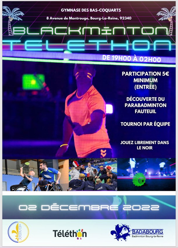 téléthon Blackminton